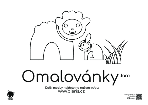 Omalovanky jaro