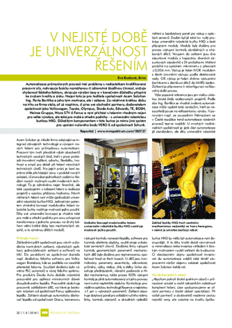 HXG Technologie MM průmyslové spektrum